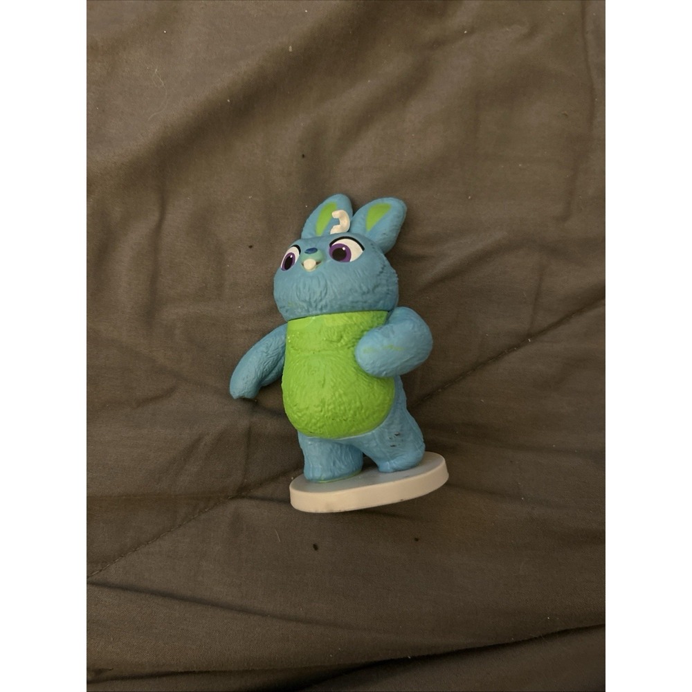 Disney Pixar Toy Story 4 PVC Figure Bunny Cake Topper Figurine Blue Stand